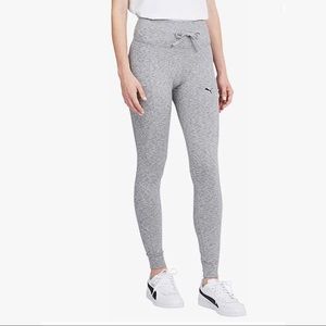 PUMA Womens Midweight Drawstring Jogger Leggings with Side Pocket
